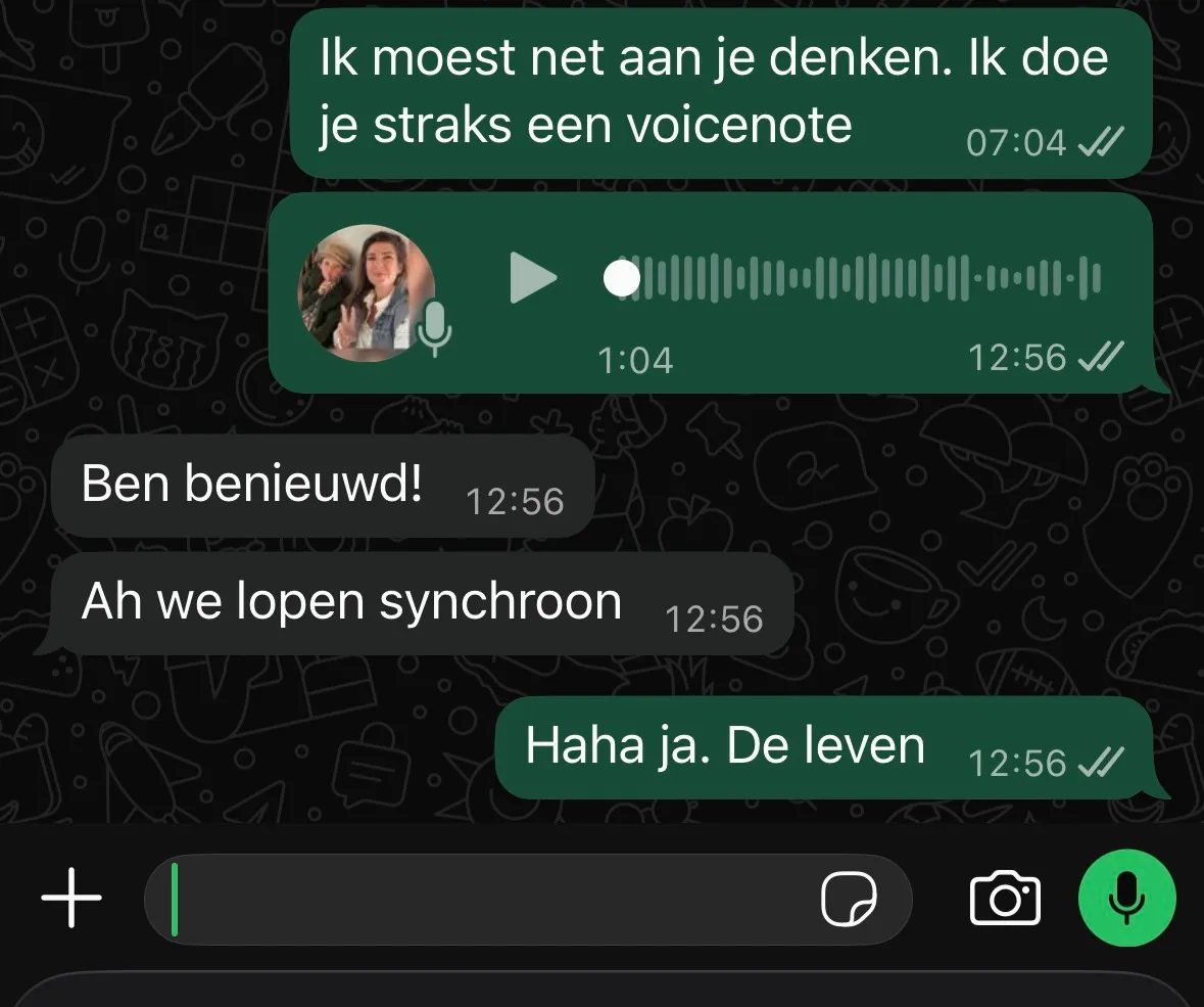 Ervaring met Voice Guidance via WhatsApp